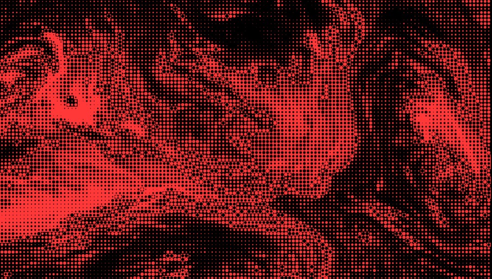 Sparkling brand graphic – Red